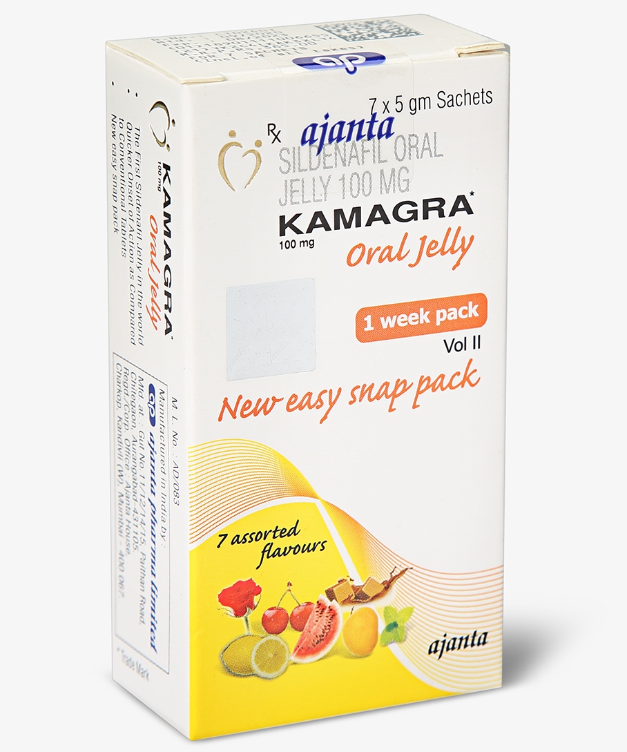 Kamagra 100mg Orange Oral Jelly - Manufacturer Exporter Supplier