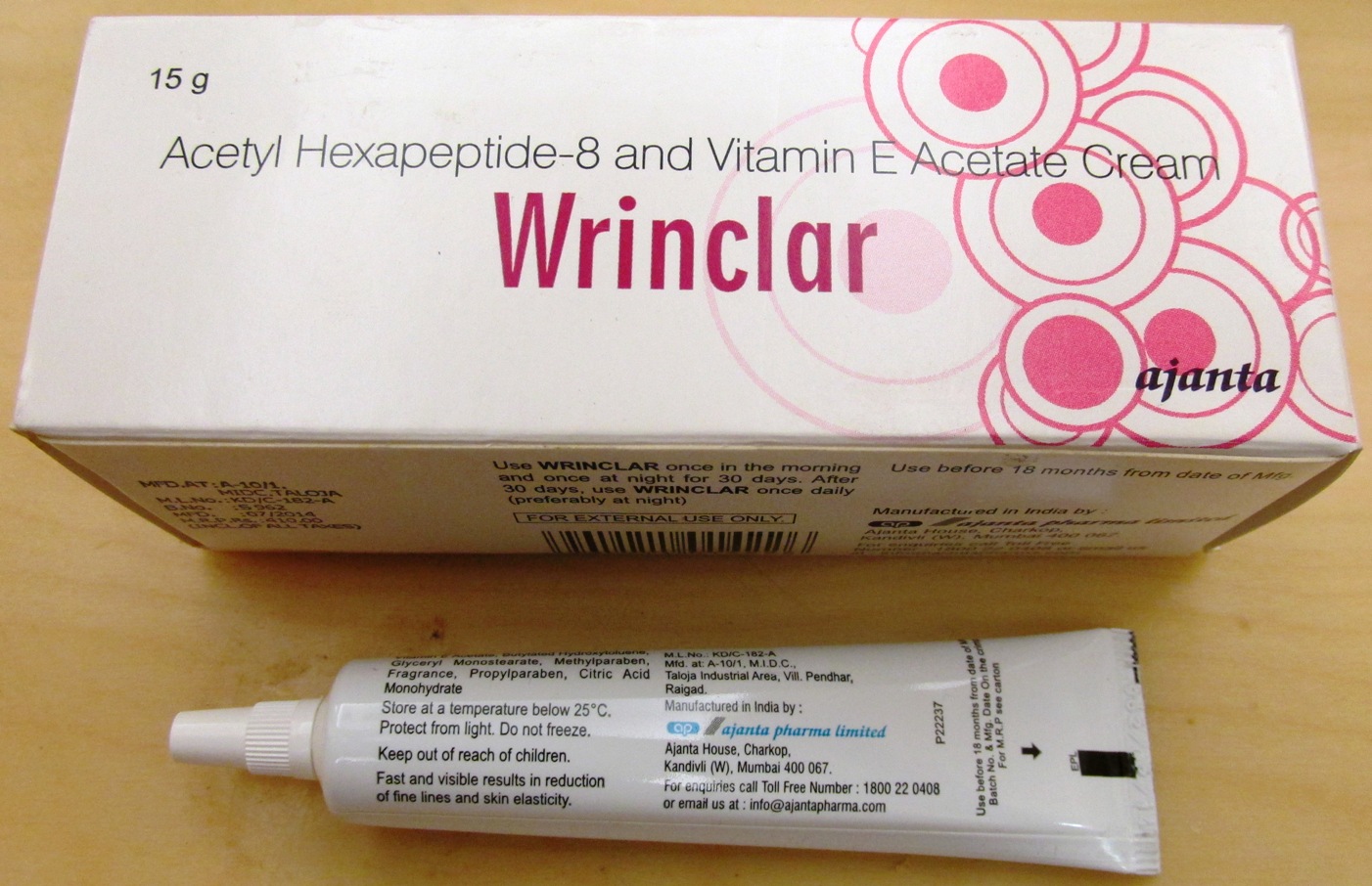 Wrinclar anti aging cream