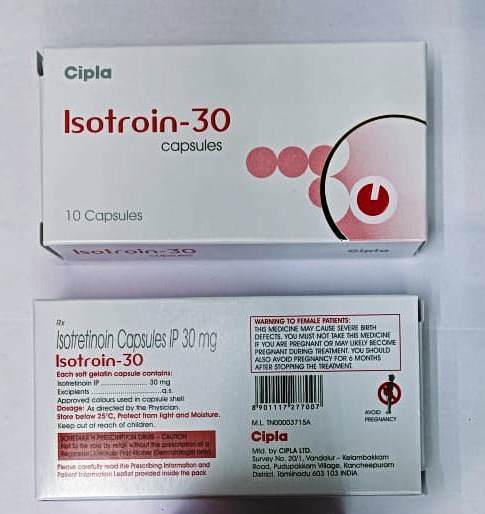 Isotroin 30mg Capsules
